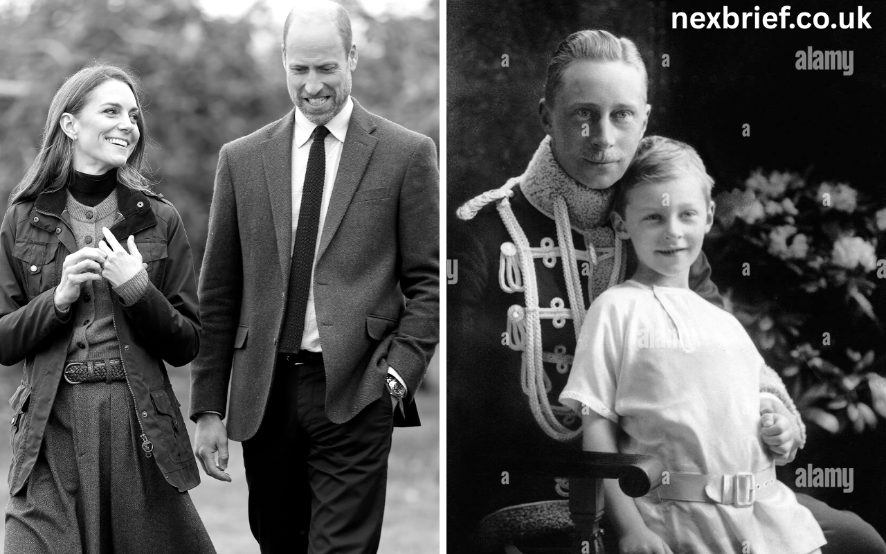 prince william black and white photo