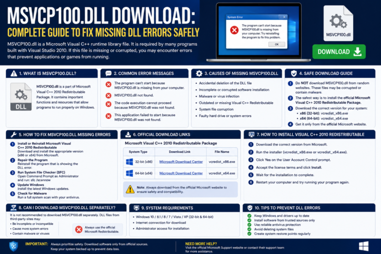 MSVCP100.DLL Download